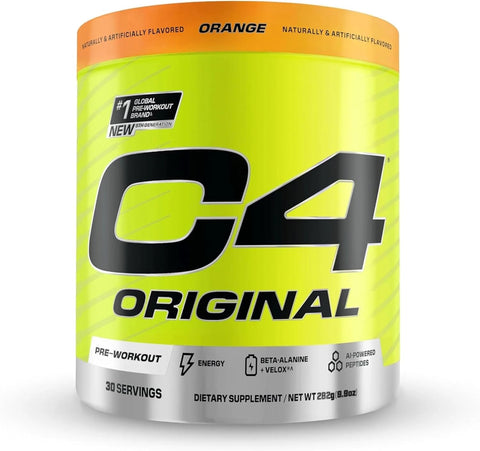 Cellucor C4 Original Pre Workout Powder with Creatine, Orange - 30 Servings