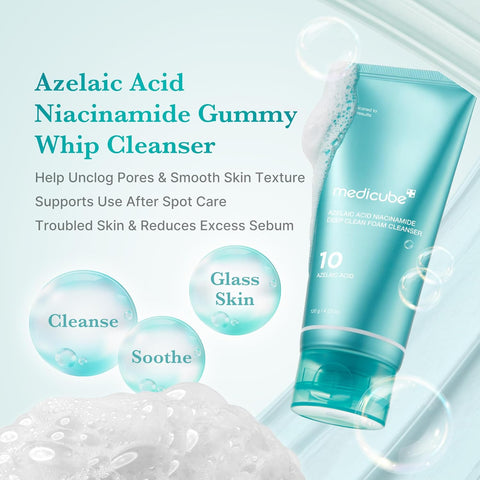 Medicube 10 Azelaic Acid Niacinamide Deep Clean Foam 120G