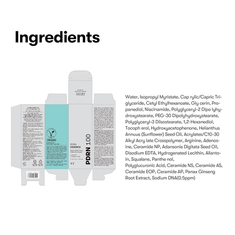 VT Cosmetics Pdrn 100 Essence, 30Ml