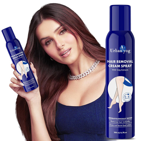 Urbanyog Hair Removal Cream Spray For Women 200 Ml Blue