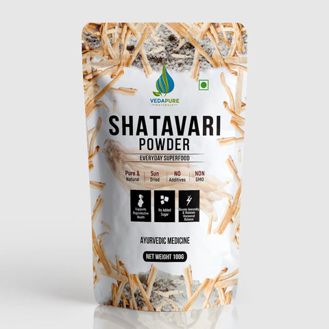 VEDAPURE Organic Shatavari Powder 100g