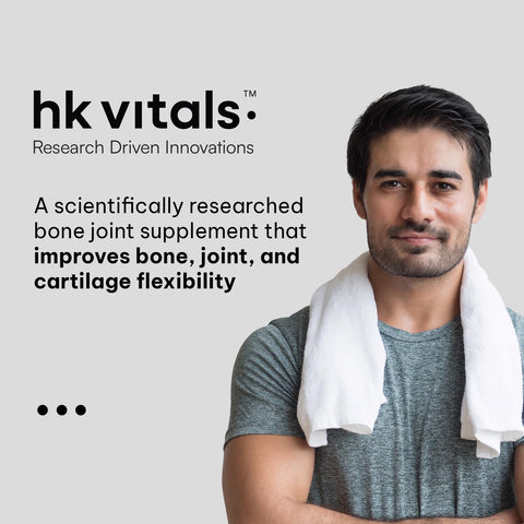 HK Vitals Joint Support (60 Tablets) | With Glucosamine 1400Mg, Chondroitin, Calcium And Vitamin D3 | For Joint Strength, Mobility, And Flexibility