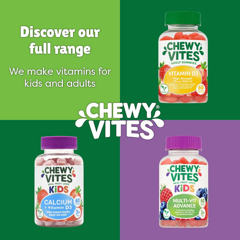 Chewy Vites Kids Vitamin D3 400IU Gummies 60's
