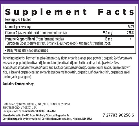 New Chapter Fermented Activated C, 30 Capsules