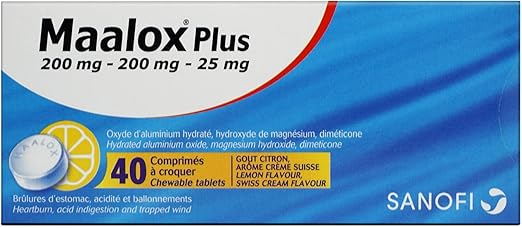 Maalox Plus Tablets 40'S