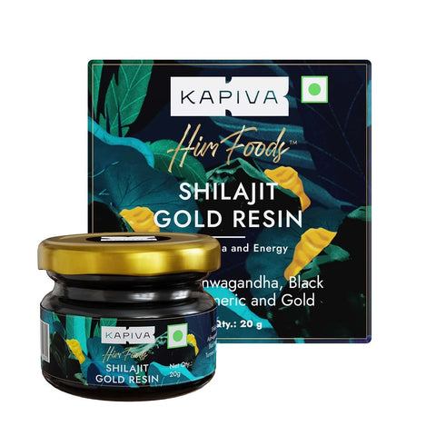Kapiva Shilajit Gold Resin And Saturn Collagen Builder Combo