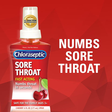 Chloraseptic Max Sore throat Wild Berries 18 Lozengers