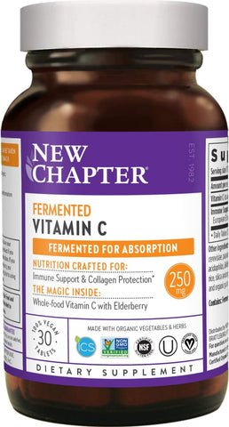 New Chapter Fermented Activated C, 30 Capsules