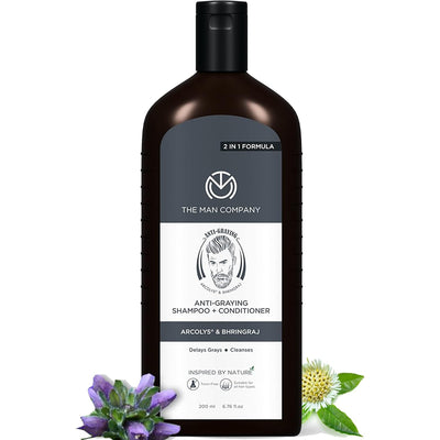 The Man Company Anti Grey 2-in-1 Shampoo & Conditioner 200ml