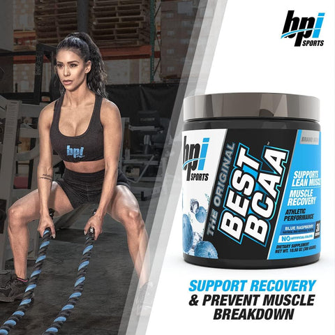 Bpi Sports BCAA Blue Raspberry Powder - 600g, 60 Servings – image 6