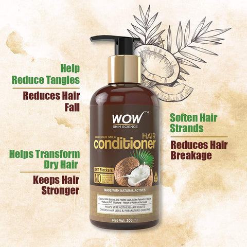 Wow Skin Science Coconut Milk Conditioner 300ml