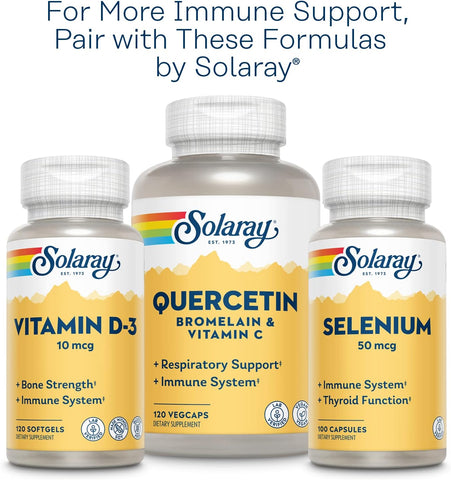 Solaray Zinc 50MG V-Cap 100's