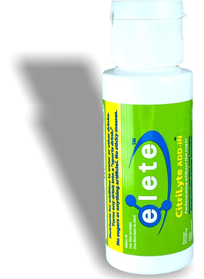 Elete Electrolytes CitriLyte | Hydration Drops | 60ml Refill Bottle | Makes 20 Litres of Electrolyte Drink with a lemon twist