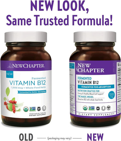 New Chapter Fermented Vitamin b12, 30 Count