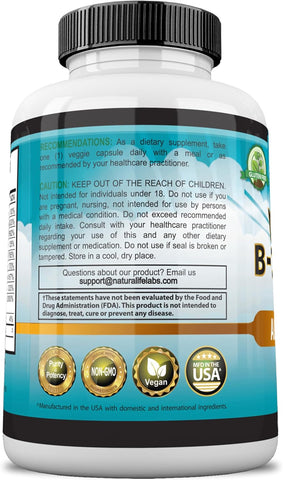 NaturaLife Labs Vitamin B-Complex 100 Capsules