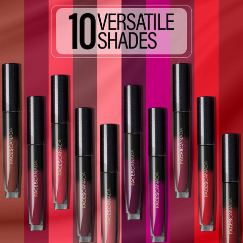 Faces Canada Comfy Silk Liquid Lip Color- Achiever Red 09