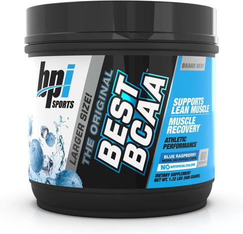 Bpi Sports BCAA Blue Raspberry Powder - 600g, 60 Servings – image 2