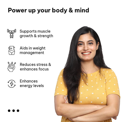 HK Vitals Protein Active (Chocolate, 400G / 0.88Lbs) | All In One Triple Strength Protein | For Immunity And Stress-Relief