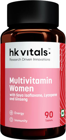 HK Vitals Multivitamin Plus Women (30 Tablets) | Daily Multivitamin For Women | For Energy, Joints, Skin & Hair