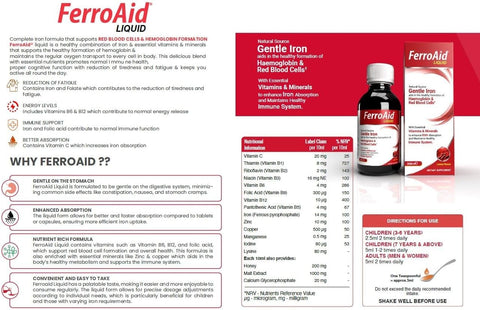 Vital Healthcare Ferroaid Liquid 200Ml