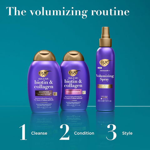 OGX SHAMPOO 385ML BIOTIN & COLLAGEN