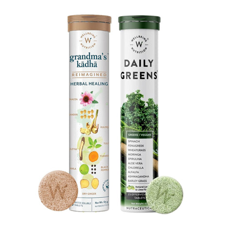 WBN Daily Greens + Grandma's Kadha