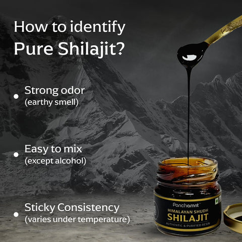 Panchamrit Himalayan Shudh Shilajit Resin 20g + AADAR Performance Oil Stamina Booster for Men (30 ml)