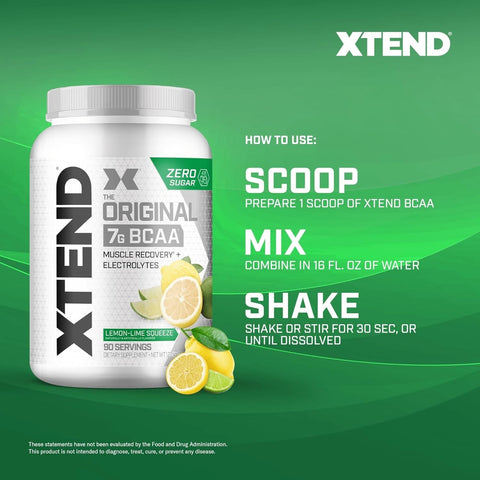 XTEND Original BCAA Powder Lemon Lime 90s