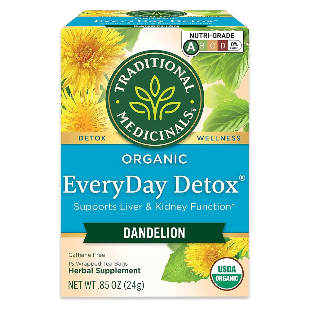 Traditional Medicinal Everyday Detox Dandelion, 16 Teabags