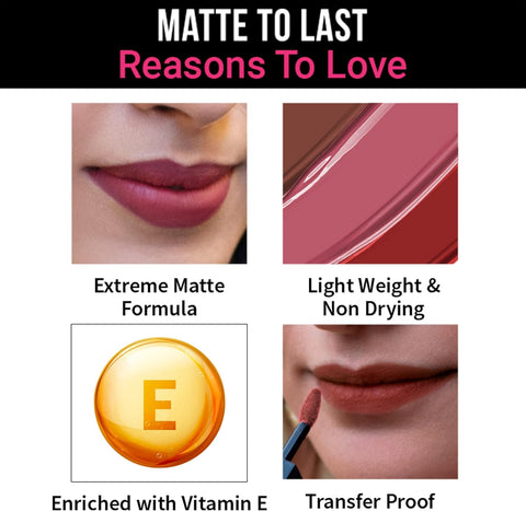 Nykaa Matte To Last ! Liquid Lipstick - Guwa Hottie -03