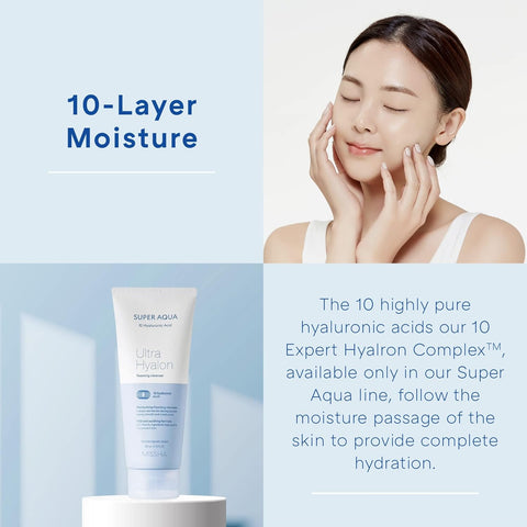 Missha Super Aqua Ultra Hyalron Foaming Cleanser 200ML 7226