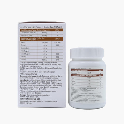 Glutone-A | Japanese Glutathione Tablets 15