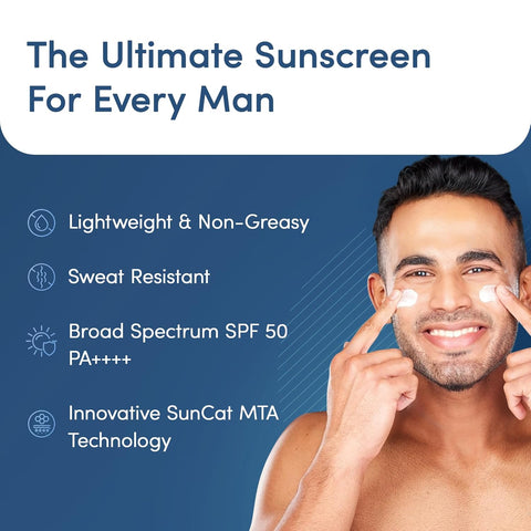 Man Matters Probiotic Sunscreen SPF 50 PA++++ 50ml