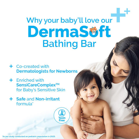 Mamaearth Baby DermaSoft Bathing Bar 75gm