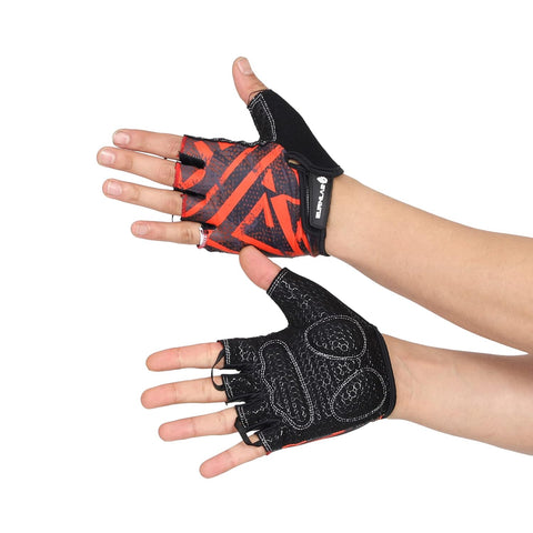 Burnlab Flex Gym Gloves for Men and Women - Ideal for Weightlifting, Cycling, Crossfit, Offers Good Grip and Soft Padding (Brown & Black XL)