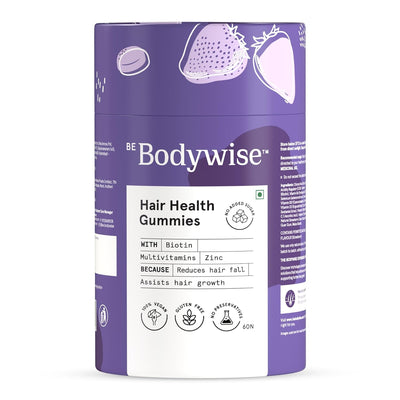 Be Bodywise Biotin Hair Gummies for Stronger 60Days