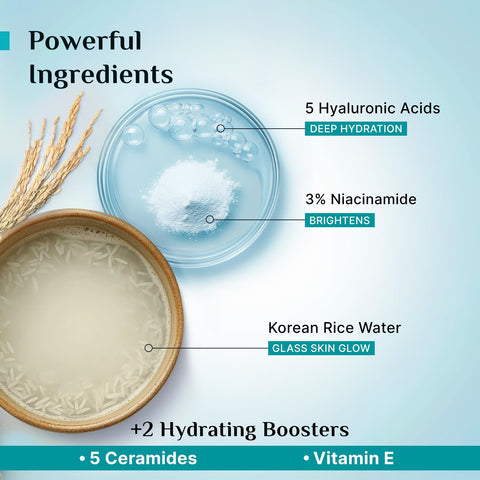 Pilgrim Korean Rice Water Hydra Glow Moisturizer 100g