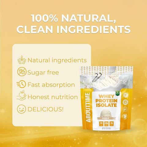 About Time 100% WPI Vanilla Powd 928G