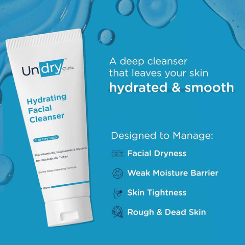 Undry Hydrating Facial Clenser 100 ml