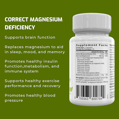 BiOptimizers Magnesium Breakthrough Supplement 4.0 60 Capsules