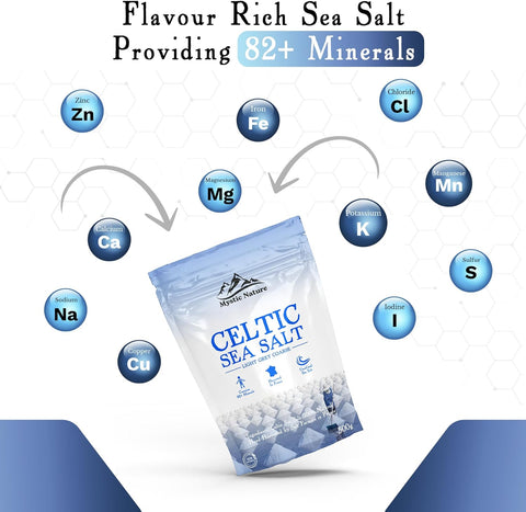 Mystic Nature - CELTIC SEA SALT - Light Grey Coarse 500g