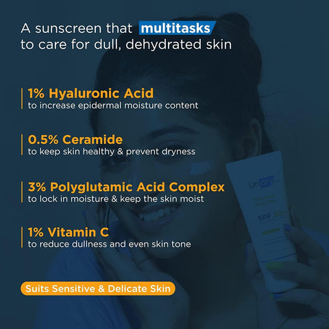 Undry Hydrating Sunscreen SPF 50+ 50Gms