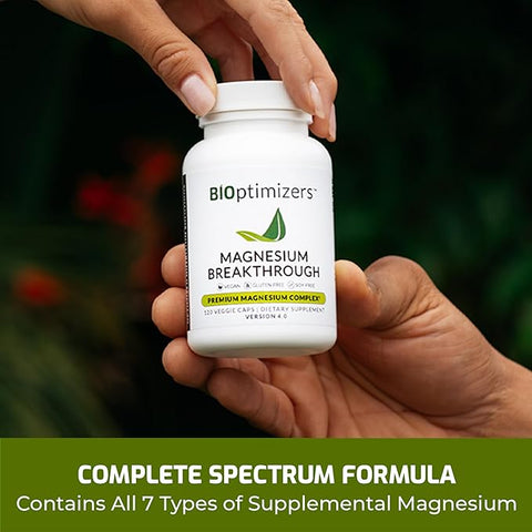 BiOptimizers Magnesium Breakthrough Supplement 4.0 60 Capsules