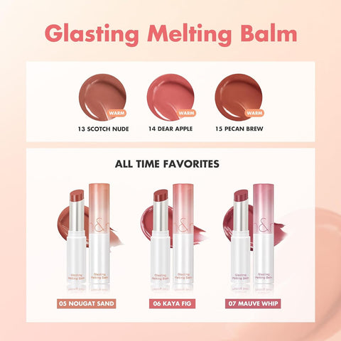 Rom&Nd Glasting Melting Balm 06 Kaya Fig - Vegan Lip Balm