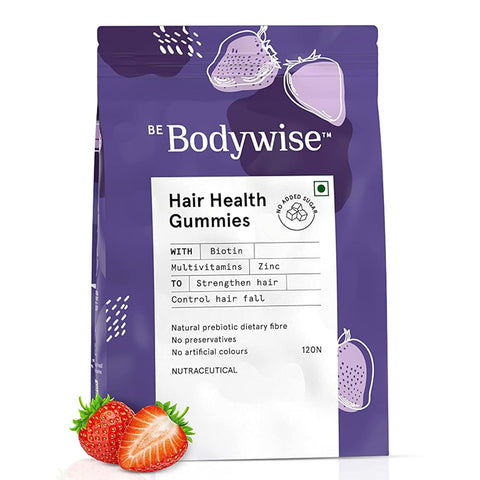 Be Bodywise Biotin Hair Gummies Strawberry