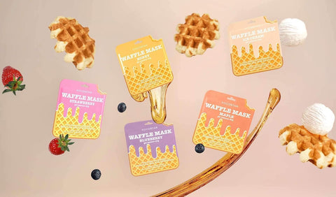 Kocostar Waffle Mask Facial Sheet Strawberry 40G 1's
