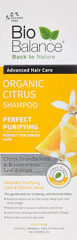 Biobalance Org Citrus Shampoo For Greasy Hair 330ml