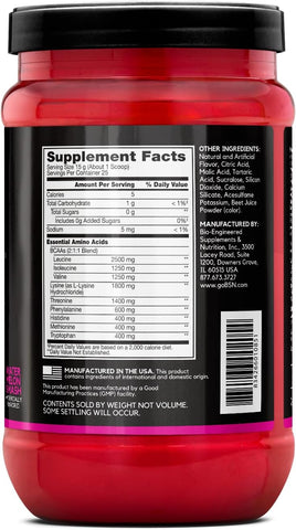 BSN Amino X EAA Watermelon 375g (6/Case) – image 7