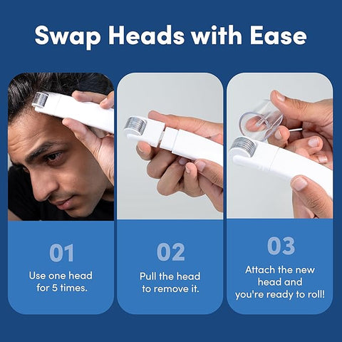 Man Matters Derma Roller With Replaceable Head