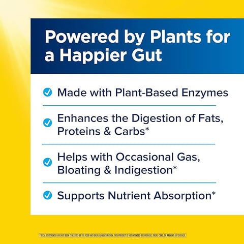 Renew Life Adult Digestmore Ultra Enzyme Supplement Vegetarian Capsules, 90 Count